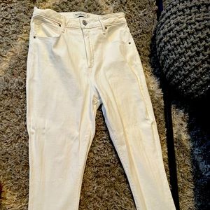 White Abercrombie jeans